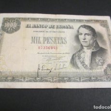 Billetes españoles: 1000 PESETAS DE 1949 SIN SERIE-943 RARO. Lote 80320237