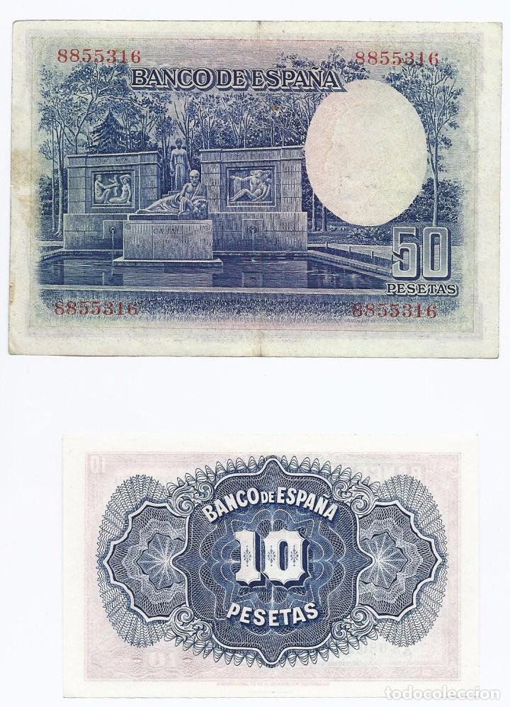Billetes espa&ntilde;oles: dos billetes de 1935 - Foto 2