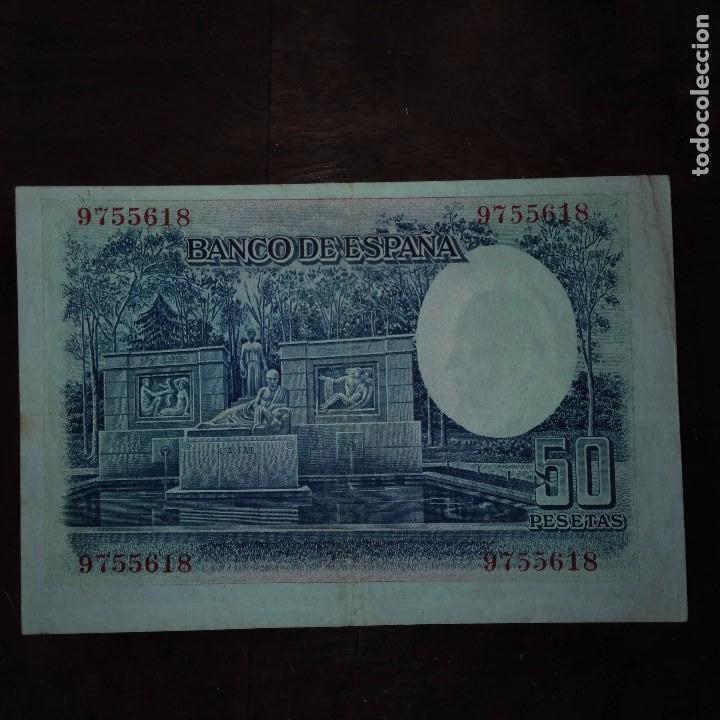 Billetes espa&ntilde;oles: ESPA&Ntilde;A 50 PESETAS E/22 DE JULIO DE 1935 - Foto 2