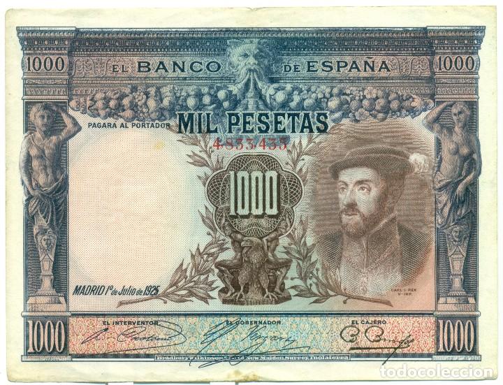 Billetes espa&ntilde;oles: 1000 PTAS DE CARLOS I - Foto 1