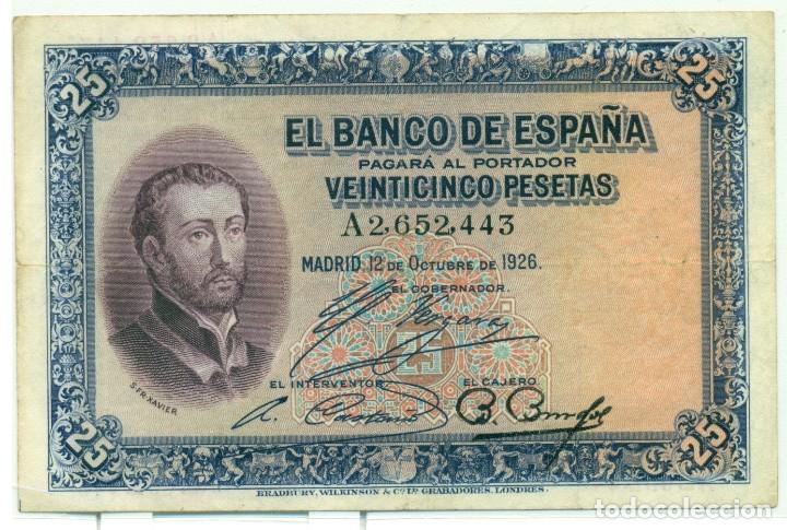 Billetes espa&ntilde;oles: 25 PTAS DE SAN FCO. JAVIER - Foto 1