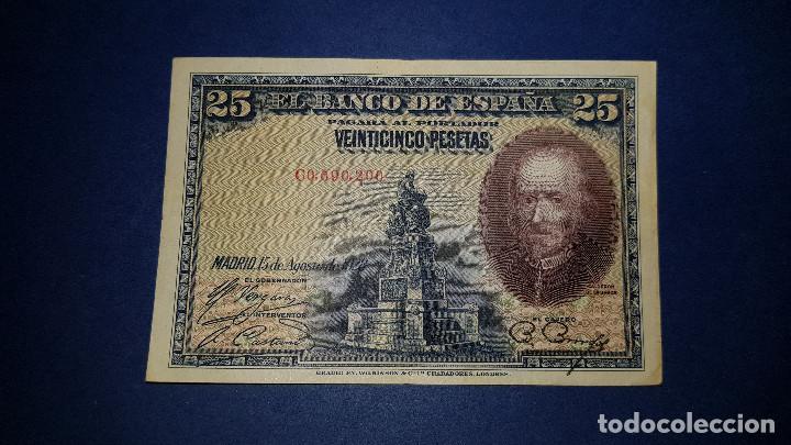 Billetes espa&ntilde;oles: 25 PESETAS CALDERON DE LA BARCA (1928) BC