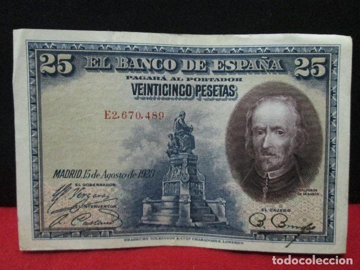 Spanish Banknotes: 25 pesetas 15 agosto 1928 BUENA CONSERVACION