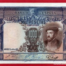 Billetes españoles: BILLETE 1000 PESETAS 1925 , EBC+ SIN CIRCULAR , SIN SERIE , ORIGINAL , T055