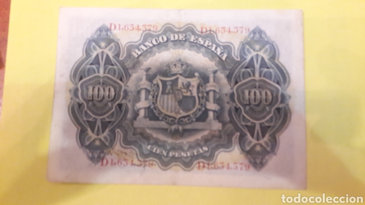 Billetes espa&ntilde;oles: ESPA&Ntilde;A 1906 100 PTAS SERIE D - Foto 2