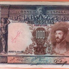 Billetes españoles: BILLETE DE 1000 PESETAS DEL 1 DE JULIO DE 1925 - EL DE LA FOTO VER TODOS MIS LOTES DE BILLETES. Lote 128415027