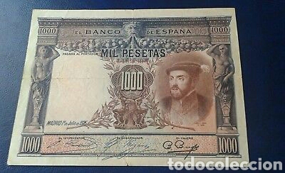 Spanish Banknotes: 1000 pesetas de 1925