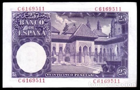 Billetes espa&ntilde;oles: 25 pesetas 1954 sin circular - Foto 2