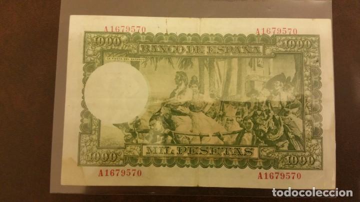 Billetes espa&ntilde;oles: 1000 pesetas de 1951 - Foto 2