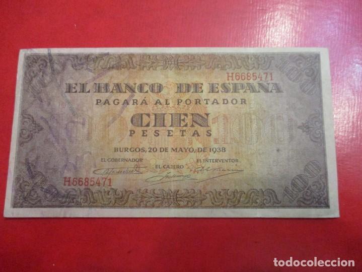 Billetes espa&ntilde;oles: Billete de 100 pesetas 20 de Mayo1938