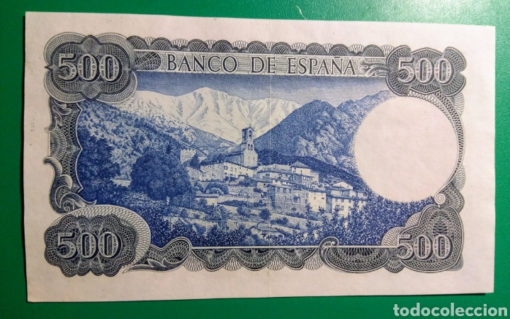 Billetes espa&ntilde;oles: 500 Pesetas. 1971. EBC*** Sin Serie. - Foto 2