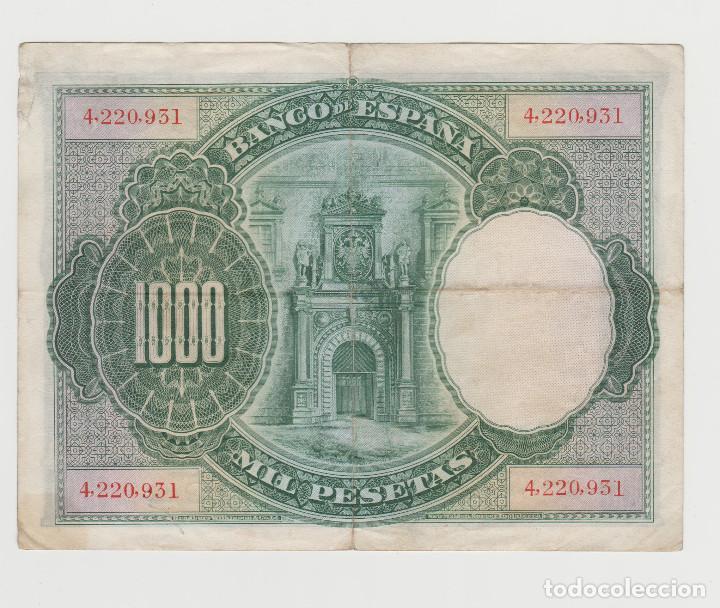 Billetes espa&ntilde;oles: 1000 PESETAS - 1 DE JULIO DE 1925 - Foto 2