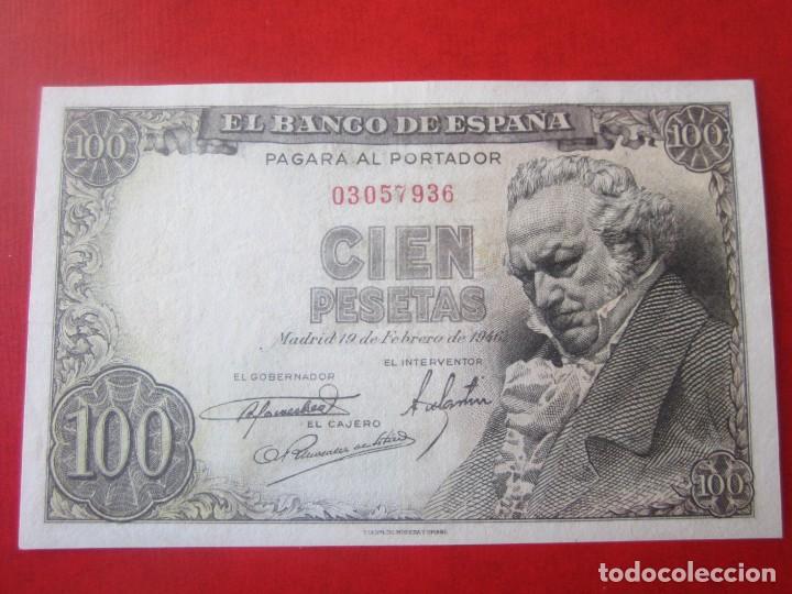 Billetes espa&ntilde;oles: Billete 100 pesetas de 19/2/1946 sin serie