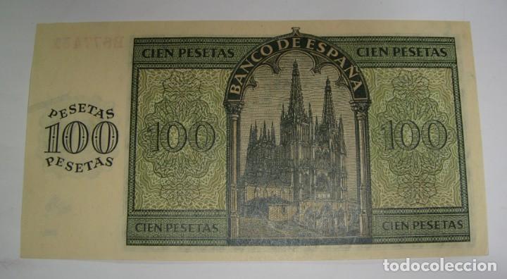Billetes espa&ntilde;oles: 100 Pesetas. 1936. Serie E. SC / Plancha - Foto 2