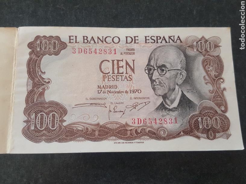 Billetes espa&ntilde;oles: Diez billetes de Cien pesetas 1970 Banco Ib&eacute;rico