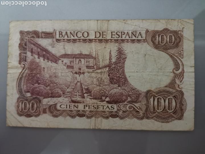 Billetes espa&ntilde;oles: BILLETE 100 PESETAS 1970 9B FALLA - Foto 2