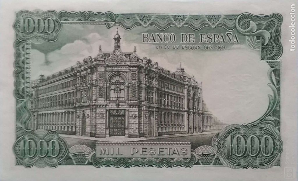 Billetes espa&ntilde;oles: 1000 pesetas 1971 sin circular/plancha - Foto 2