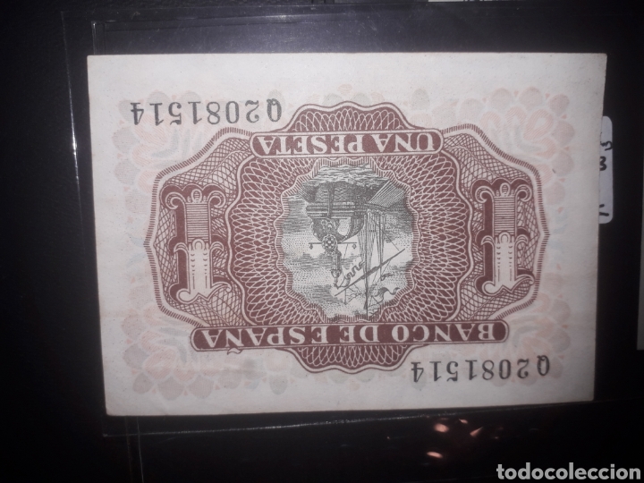 Billetes espa&ntilde;oles: Banco espa&ntilde;a 1pta 1953 sc/unc - Foto 2