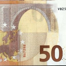 Billetes españoles: 50 EUROS DE LA TERCERA FIRMA DE DRAGHI DE LA VB, SIN CIRCULAR/PLANCHA. Lote 179555872