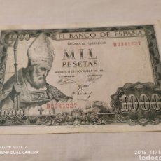 Billetes españoles: BILLETE,1000 PESETAS 19 DE NOVIEMBRE DE 1965, VER