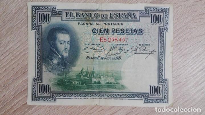 Billetes espa&ntilde;oles: BILLETE 100 PESETAS-BANCO DE ESPA&Ntilde;A-A&Ntilde;O 1925.