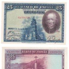 Billetes españoles: 1928 25 PESETAS, SIN CIRCULAR
