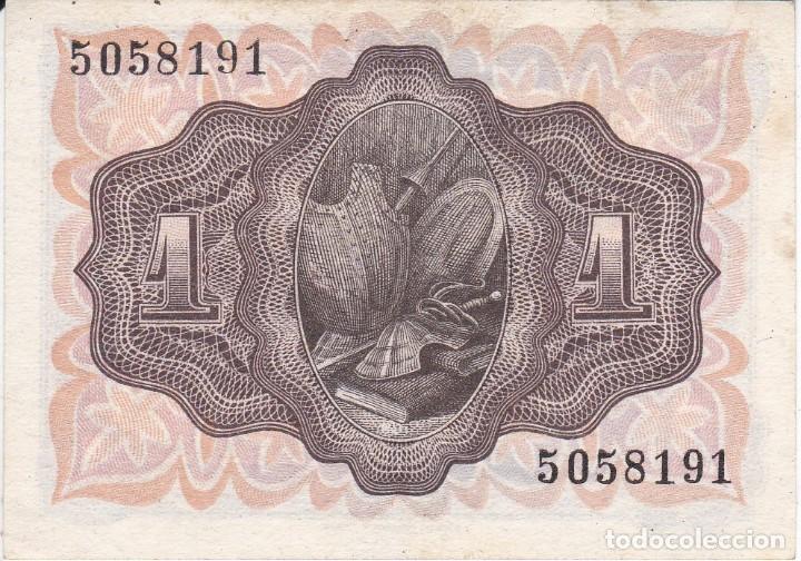 Billetes espa&ntilde;oles: BILLETE DE 1 PESETA DEL A&Ntilde;O 1951 DE EL QUIJOTE SIN SERIE EN BUENA CALIDAD (RARO)