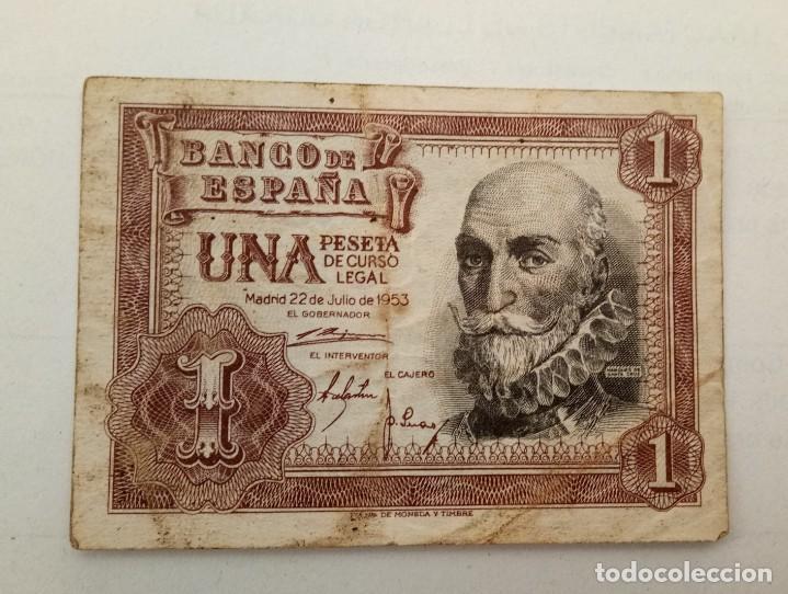Billetes espa&ntilde;oles: 1 Peseta - Foto 1