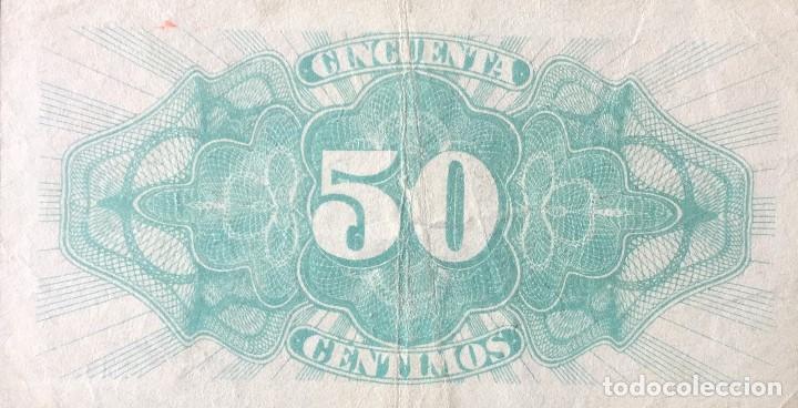 Billetes espa&ntilde;oles: 50 CTS 1937 SERIE C BC - Foto 2