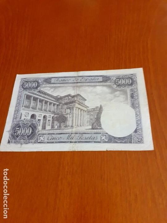 Billetes espa&ntilde;oles: Billete de Espa&ntilde;a de 5000pts - Foto 2