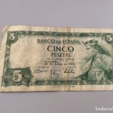 Billetes españoles: 5 PESETAS 1954. Lote 203148505