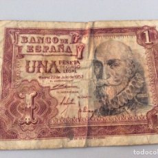 Billetes españoles: 1 PESETA 1953. Lote 203149562