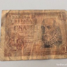 Billetes españoles: BILLETE UNA PESETA. Lote 203149627