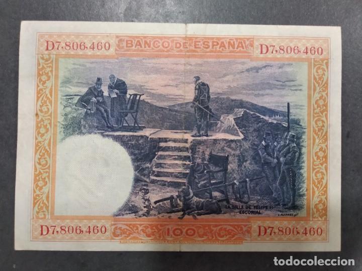 Billetes espa&ntilde;oles: 3 Billetes 100 pts. Espa&ntilde;a 1925 - Foto 3