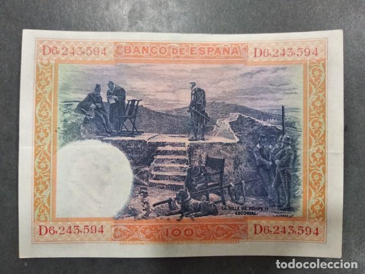 Billetes espa&ntilde;oles: 3 Billetes 100 pts. Espa&ntilde;a 1925 - Foto 5