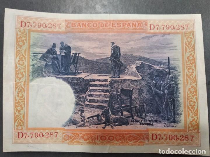 Billetes espa&ntilde;oles: 3 Billetes 100 pts. Espa&ntilde;a 1925 - Foto 7