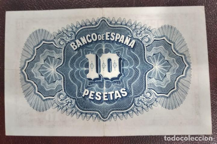 Billetes espa&ntilde;oles: Billete 10 pts Espa&ntilde;a 1935 - Foto 2