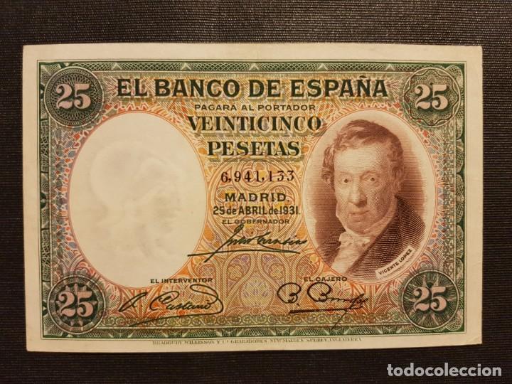 1931, 25 pesetas, MBC+