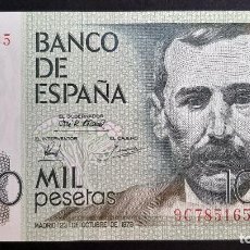 Billetes españoles: BILLETE 1000 PESETAS 1979 PLANCHA SERIE ESPECIAL 9C ORIGINAL T655. Lote 212523530