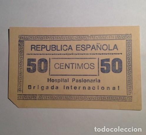 Billetes espa&ntilde;oles: 50 CENTIMOS REPUBLICA ESPA&Ntilde;OLA - Foto 1