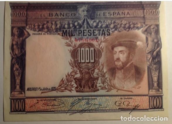 Billetes espa&ntilde;oles: BILLETE 1000 PESETAS 1925 - Foto 1