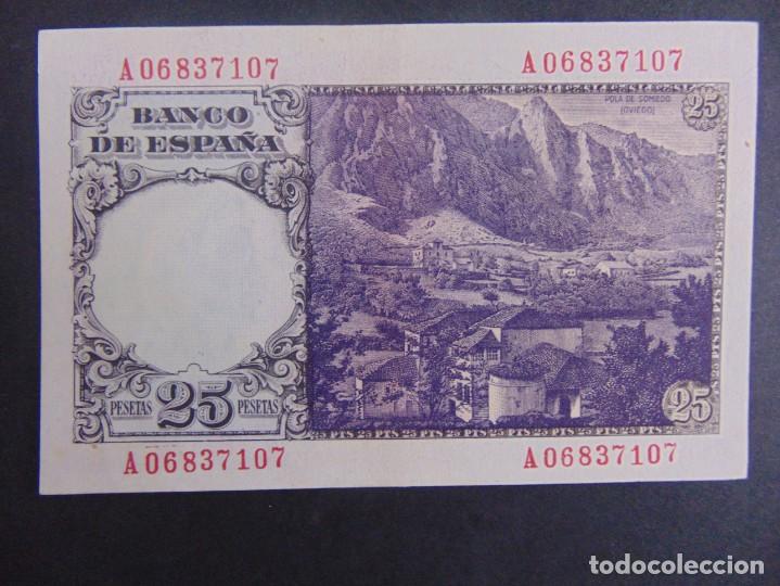 Billetes espa&ntilde;oles: 25 PESETAS DE 1946 EBC - Foto 2