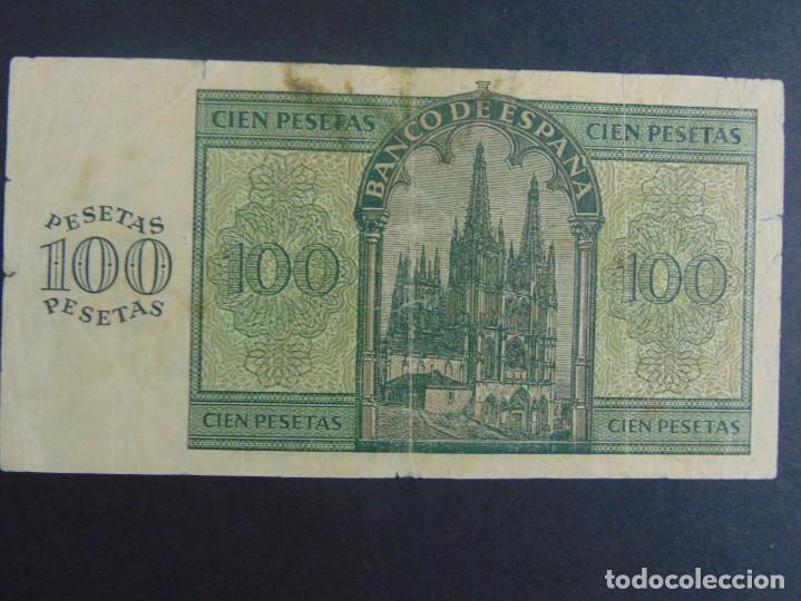 Billetes espa&ntilde;oles: 100 PESETAS 1936 MBC - Foto 2