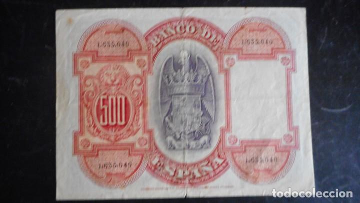 Billetes espa&ntilde;oles: 500 PESETAS 1927 MBC - Foto 2