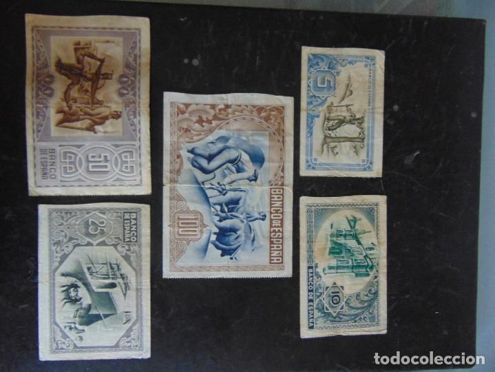 Billetes espa&ntilde;oles: LOTE COMPLETO BILBAO 1937 - Foto 2