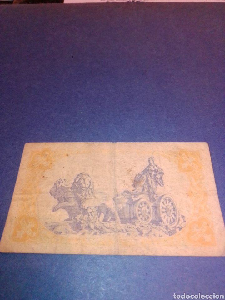 Billetes espa&ntilde;oles: Billete Rep&uacute;blica 1937 - Foto 2