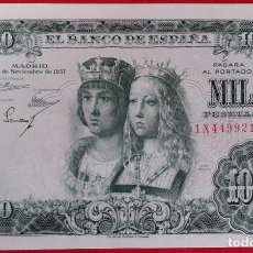 Billetes españoles: BILLETE 1000 PESETAS 1957 REYES CATOLICOS PLANCHA SERIE 1X ORIGINAL T217. Lote 224512711