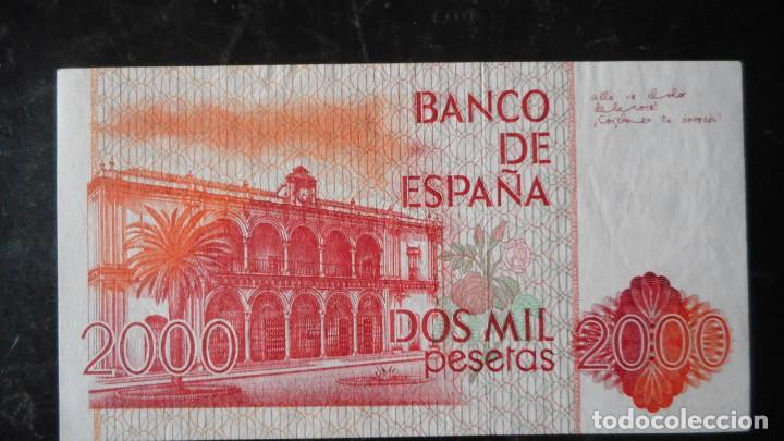 Billetes espa&ntilde;oles: 2000 PESETAS 1980 (SC) - Foto 2