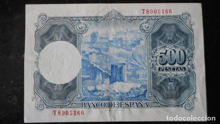 Billetes espa&ntilde;oles: 500 PESETAS 1954 (MBC++/EBC) - Foto 2