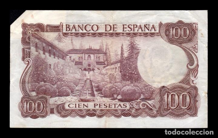 Billetes espa&ntilde;oles: Espa&ntilde;a Error 100 Pesetas Falla 1970 Pick 152 MBC VF - Foto 2